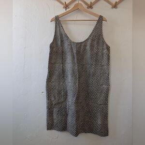 PO-EM Demi Sundress in Handloom Mosaic Checker 100% Cotton